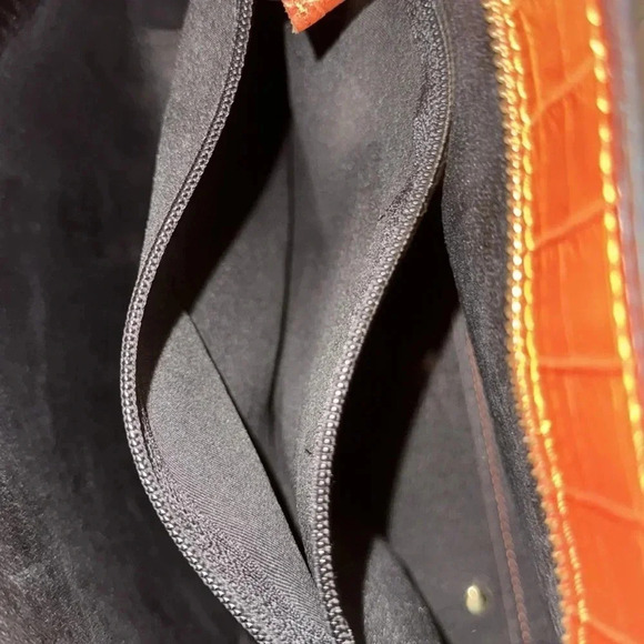 💥PERSAMAN New York Croc Embossed Style Handbag Adjustable Satchel Sienna Purse - Picture 3 of 15